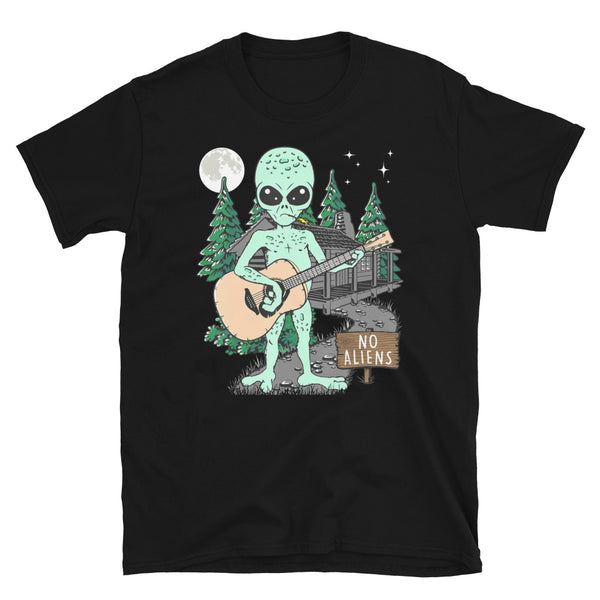 No Aliens Short-Sleeve Unisex T-Shirt