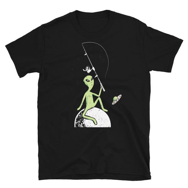 Fishing Alien Short-Sleeve Unisex T-Shirt