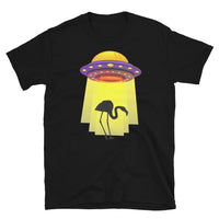 Flamingo Abduction Short-Sleeve Unisex T-Shirt