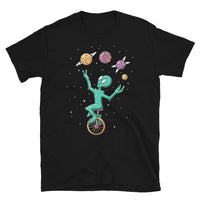 Alien Juggle Short-Sleeve Unisex T-Shirt