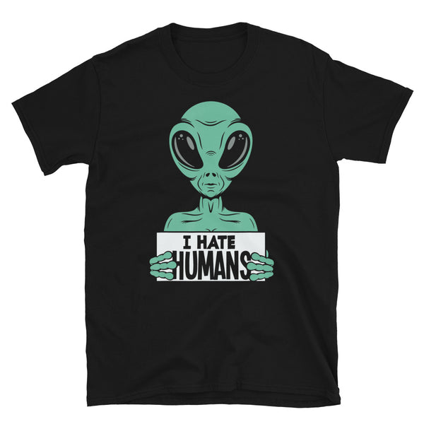 I Hate Humans Short-Sleeve Unisex T-Shirt