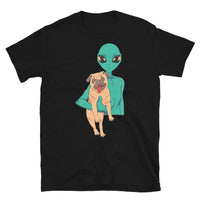 Alien Pug Short-Sleeve Unisex T-Shirt