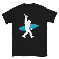 Bigfoot Surfer Short-Sleeve Unisex T-Shirt