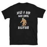 Boy Who Loves Bigfoot Short-Sleeve Unisex T-Shirt