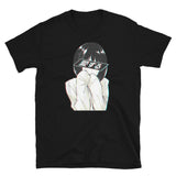 Sad Anime Girl Short-Sleeve Unisex T-Shirt