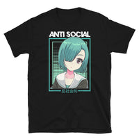 Anti-Social Anime 2 Short-Sleeve Unisex T-Shirt