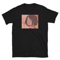 Smoking Anime Girl Short-Sleeve Unisex T-Shirt