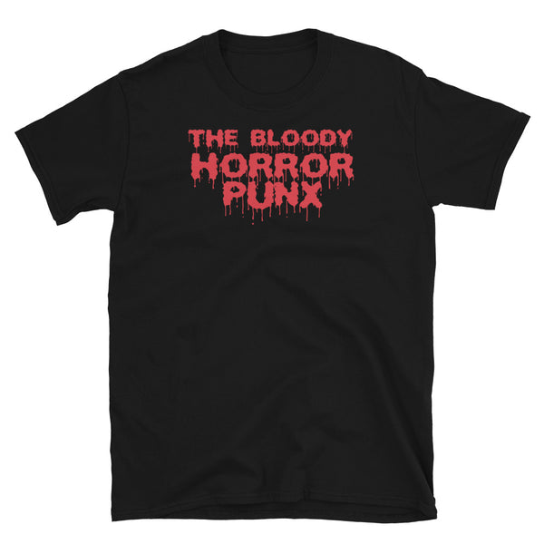 The Bloody Horror Punx (Text 1) Short-Sleeve Unisex T-Shirt