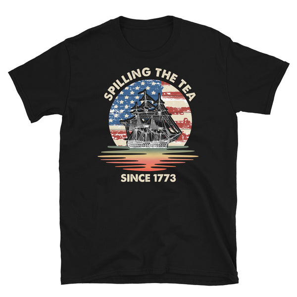 Spilling the Tea Since 1773 Short-Sleeve Unisex T-Shirt