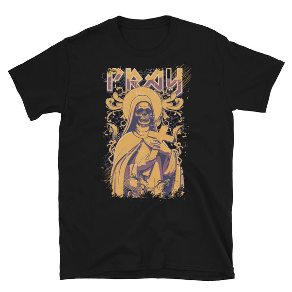 Pray Skull Short-Sleeve Unisex T-Shirt