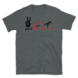 Peace Love & True Crime Short-Sleeve Unisex T-Shirt