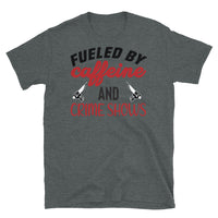 Fueled by Caffeine and Crime Shows Short-Sleeve Unisex T-Shirt