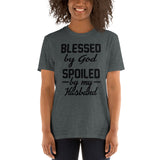 Blessed by God (Spoiled by My Husband) Short-Sleeve Unisex T-Shirt