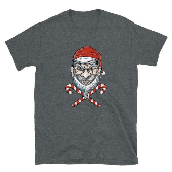 Crazy Santa Short-Sleeve Unisex T-Shirt