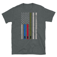 U.S. Support Flag Short-Sleeve Unisex T-Shirt