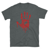 Zombie Bloody Handprint Short-Sleeve Unisex T-Shirt