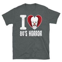 I Heart 80s Horror Short-Sleeve Unisex T-Shirt