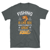 Fishing is Like Sex Short-Sleeve Unisex T-Shirt