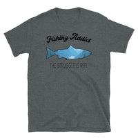 Fishing Addict Short-Sleeve Unisex T-Shirt