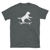 Skateboarding Dog Short-Sleeve Unisex T-Shirt