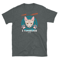 I Came I Purred I Conquered Short-Sleeve Unisex T-Shirt