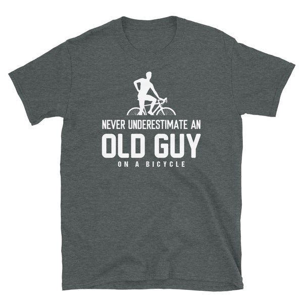 Old Guy on a Bicycle Short-Sleeve Unisex T-Shirt