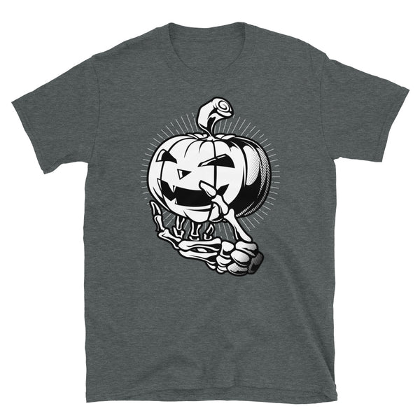 Pumpkin Hand Short-Sleeve Unisex T-Shirt