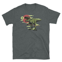 T-Rex with Sword Short-Sleeve Unisex T-Shirt