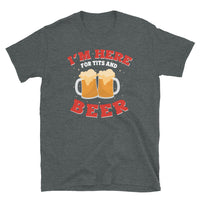 Here for the Beer Short-Sleeve Unisex T-Shirt