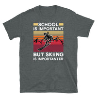 Skiing is Importanter Short-Sleeve Unisex T-Shirt