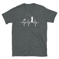 Fishing Heartbeat Short-Sleeve Unisex T-Shirt