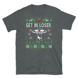 Bigfoot Abduction (Ugly Sweater) Short-Sleeve Unisex T-Shirt