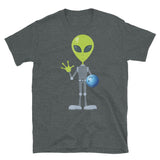 Bowling Alien Short-Sleeve Unisex T-Shirt