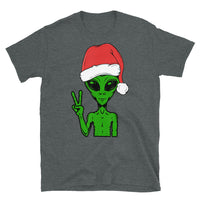 Alien Santa Short-Sleeve Unisex T-Shirt