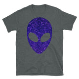 Purple Alien Short-Sleeve Unisex T-Shirt