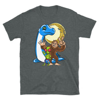 Nessie, Bigfoot, and Alien Short-Sleeve Unisex T-Shirt