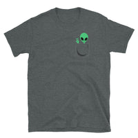 Pocket Alien Short-Sleeve Unisex T-Shirt