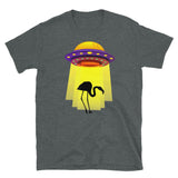 Flamingo Abduction Short-Sleeve Unisex T-Shirt