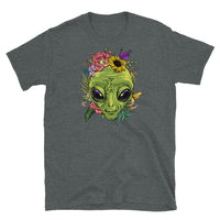 Flower Alien Short-Sleeve Unisex T-Shirt