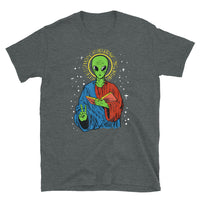 Alien Jesus Short-Sleeve Unisex T-Shirt