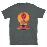 Alien Meditating Short-Sleeve Unisex T-Shirt