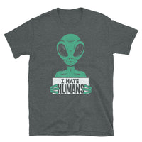 I Hate Humans Short-Sleeve Unisex T-Shirt