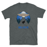 Believe (Cat UFO) Short-Sleeve Unisex T-Shirt