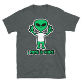 I Come in Peace Alien Short-Sleeve Unisex T-Shirt