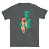 Alien Pug Short-Sleeve Unisex T-Shirt