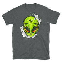 Weed Alien Short-Sleeve Unisex T-Shirt