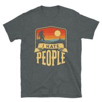 I Hate People (Bigfoot) Short-Sleeve Unisex T-Shirt