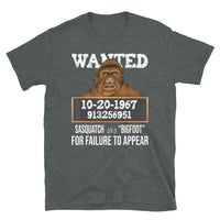 Bigfoot Wanted Short-Sleeve Unisex T-Shirt