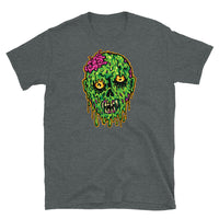 Melting Zombie Head Short-Sleeve Unisex T-Shirt