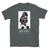 Anime Sad Girl Short-Sleeve Unisex T-Shirt